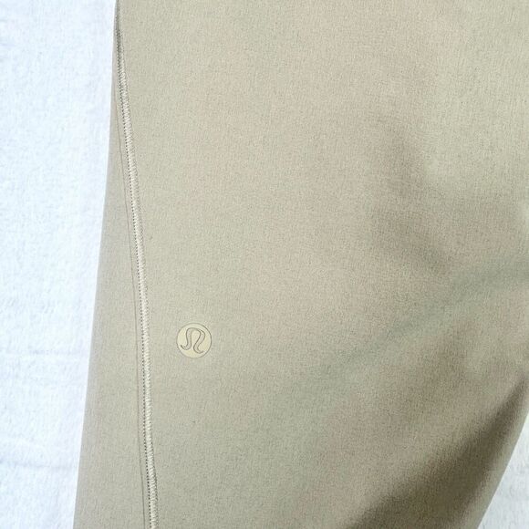 Lululemon Sun Setter High Rise Jogger Size 12 Full Length Trench Tan Luxtreme - Picture 4 of 5